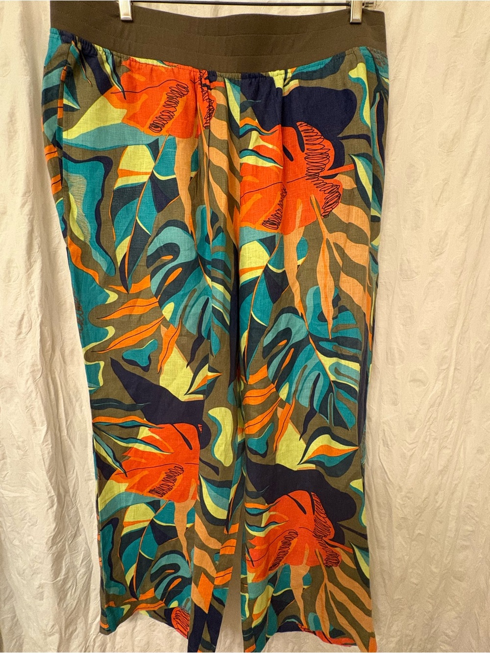 Soft surroundings Aliso Pointe linen pants. Size 1X.